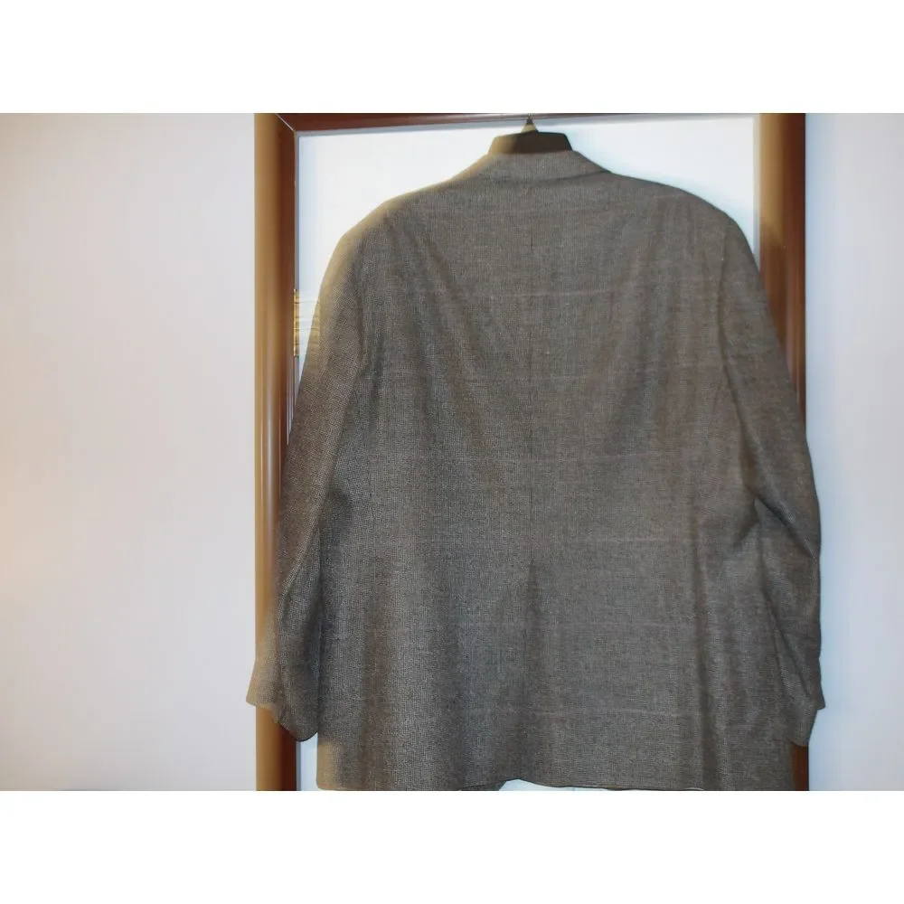 Vintage Polo University Club by Ralph Lauren Grey Wool Herringbone‎ Blazer